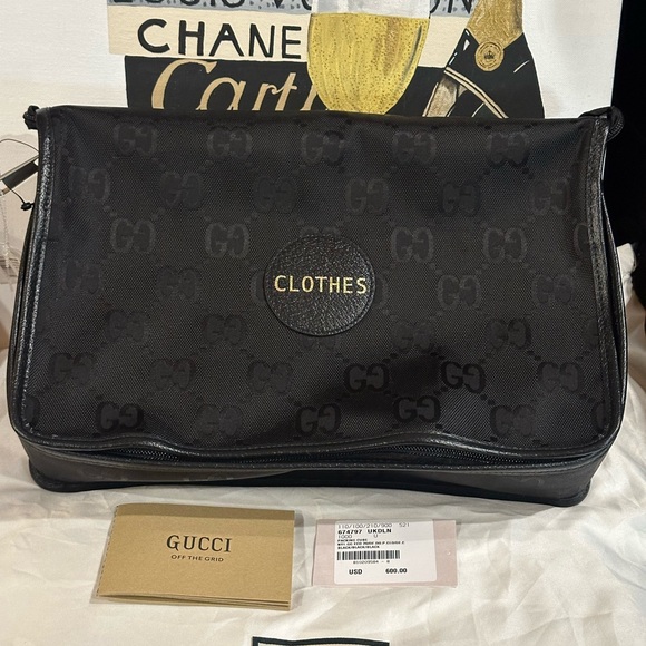 💎 NWT GUCCI OFF THE GRID TRAVEL PACKING CUBE w/ Dust Bag - Picture 1 of 11